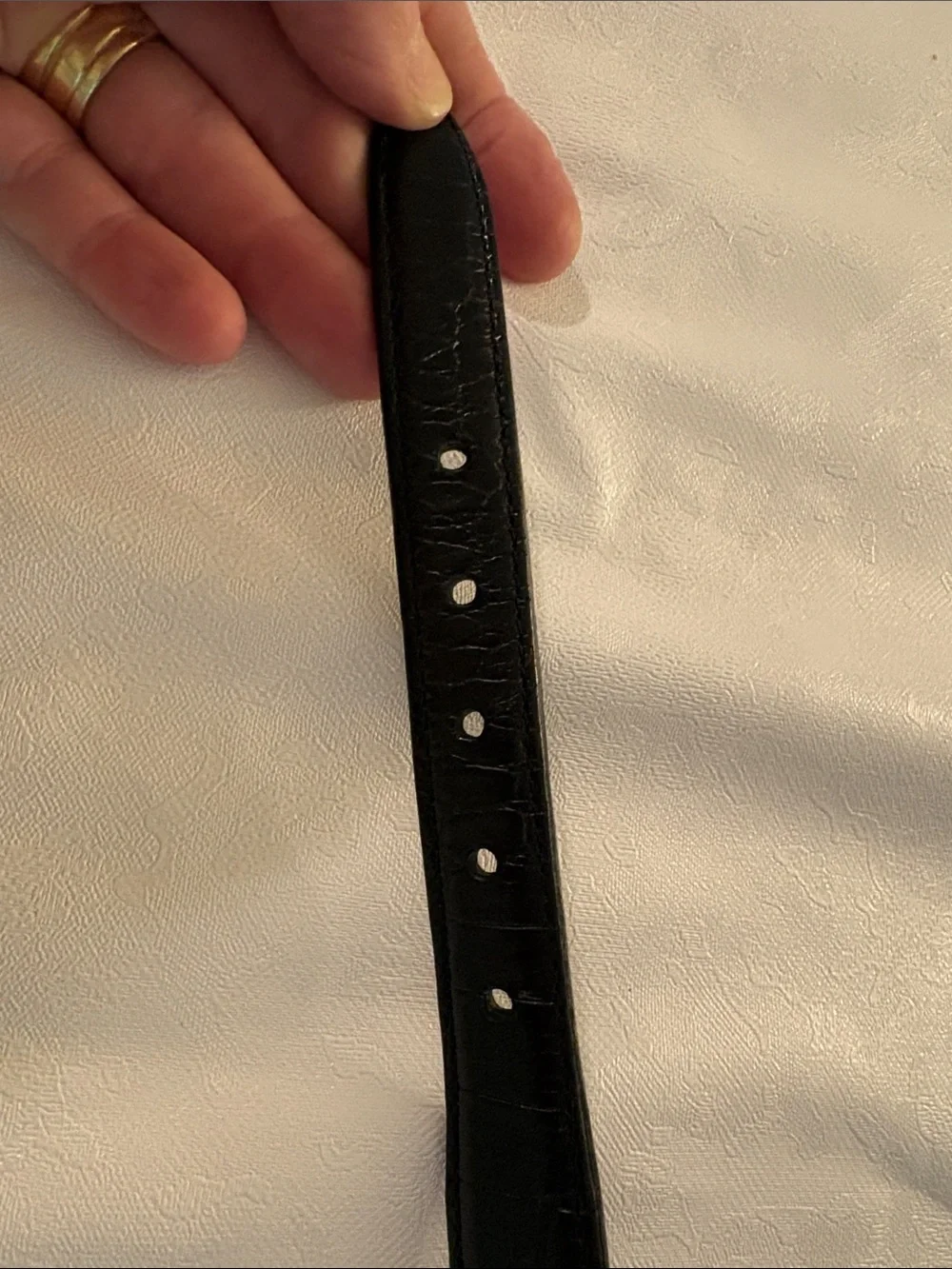 Brighton Leopard Print Leather Belt with Silver Accents